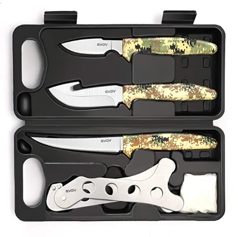 Three knives in knife case